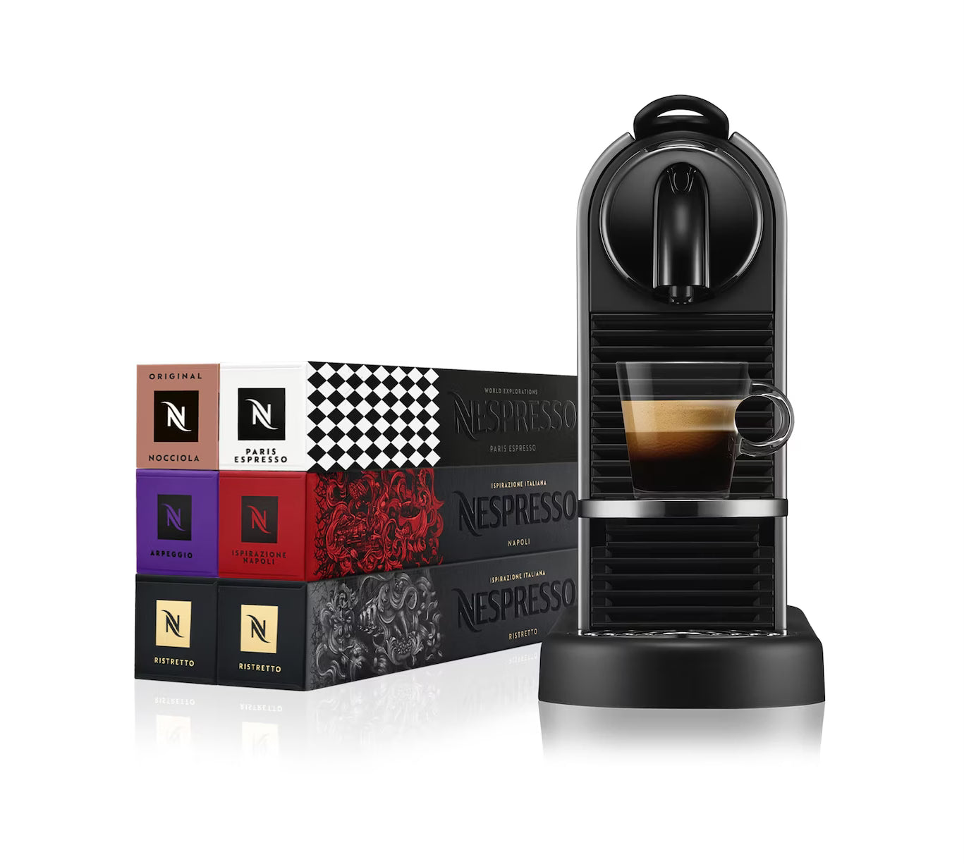 Nespresso Citiz Platinum Titan e 60 capsule